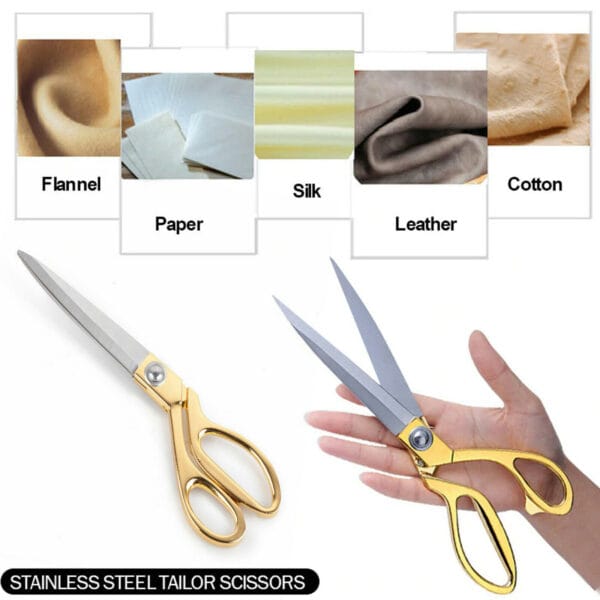 Heavy Duty Tailoring Scissors 8.5 to 9.5 - Stainless Steel - 1 Pc