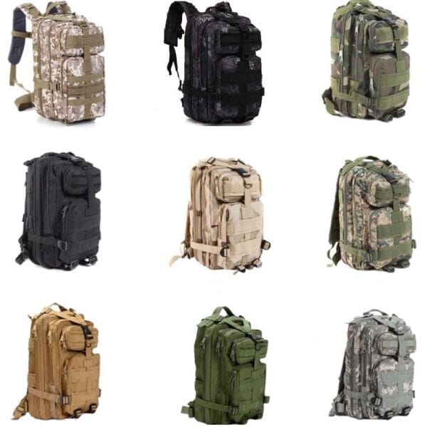 30L Compact Outdoor Military Backpack School Bag Trekking Rucksack