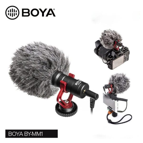 Boya BY-MM1 Universal Cardioid Microphone for singing and Talk Show