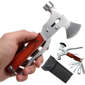 16-in-1 Multi-Tool Hammer & Hatchet - Heavy Duty Stainless Steel Tactical Survival Tool