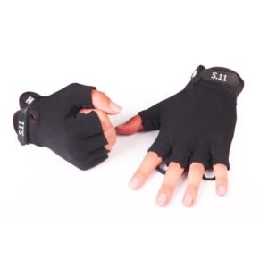 5.11 Tactical Anti-Skid Half Finger Gloves - Breathable Fingerless