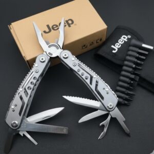 Jeep 24in1 Multi-Tool Pliers - Stainless Steel EDC Survival Tool