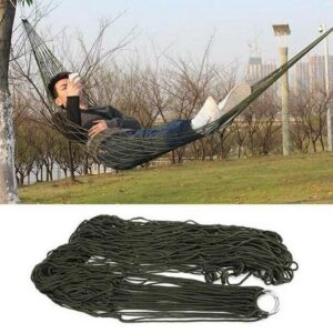 Outdoor Net Paracord Hammock - Hand-Woven Portable Camping Swing