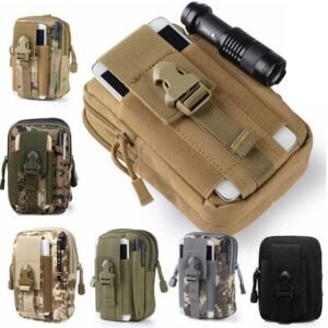 Multifunctional Tactical Waist Bag - Water Resistant EDC Molle Pouch