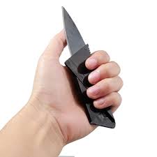 Tactical Credit Card Knife - Ultra-Sharp Folding Wallet Blade - Image 3