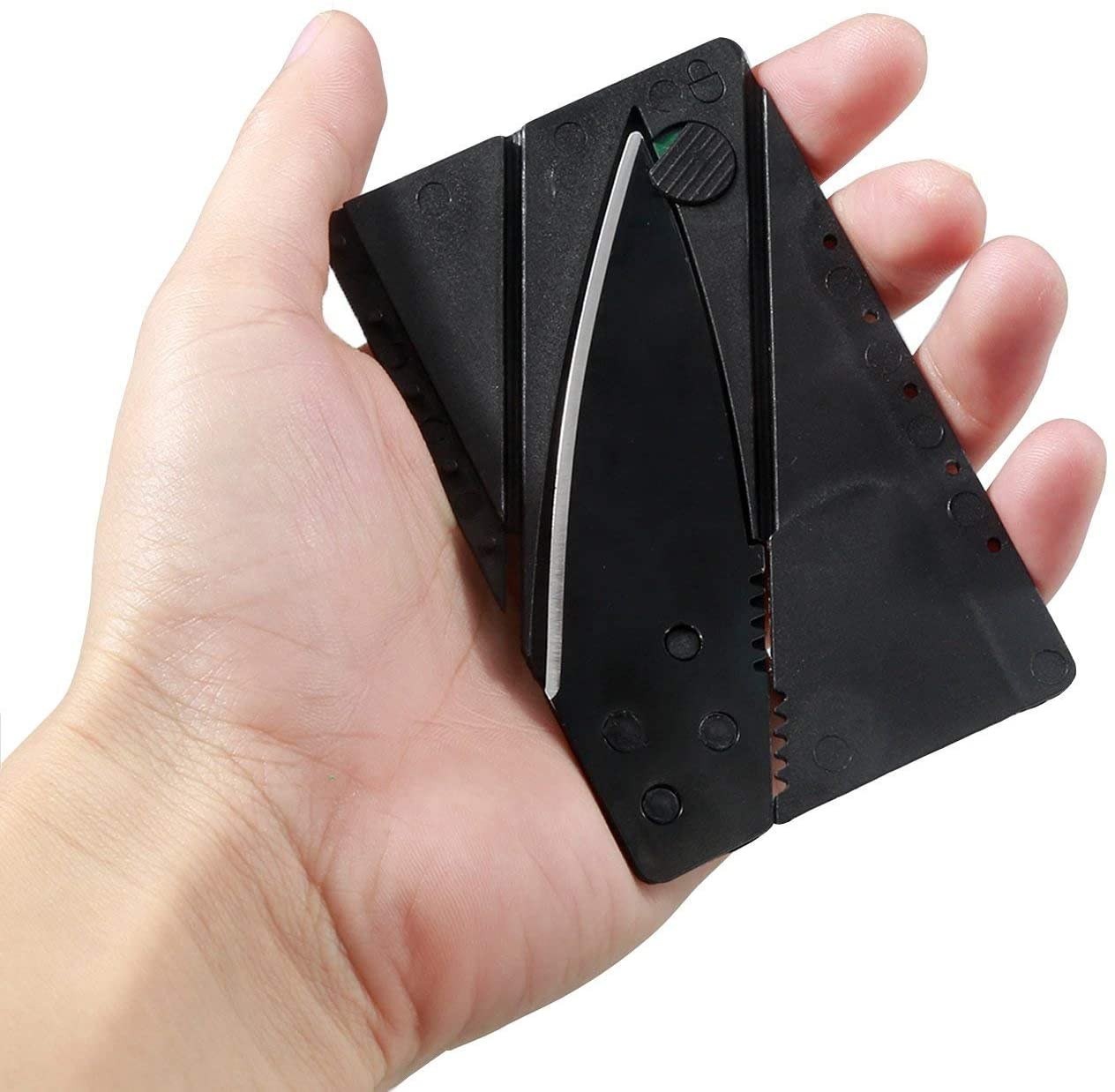 Tactical Credit Card Knife - Ultra-Sharp Folding Wallet Blade - Image 2