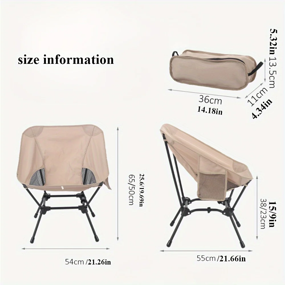 Premium Ultra-Light Portable Folding Camping Chair - Image 2
