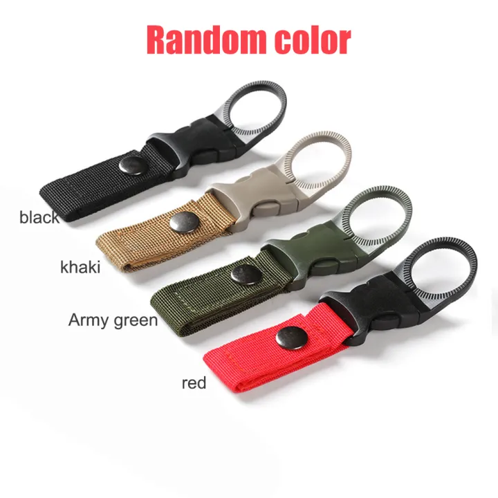 Tactical Water Bottle Belt Hook Clip - Nylon Molle Webbing - Image 3