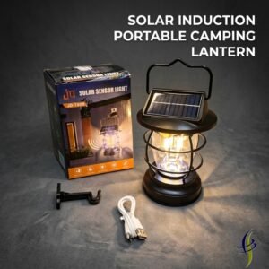 Solar Induction Portable Charging Camping Lantern Emergency Work Light